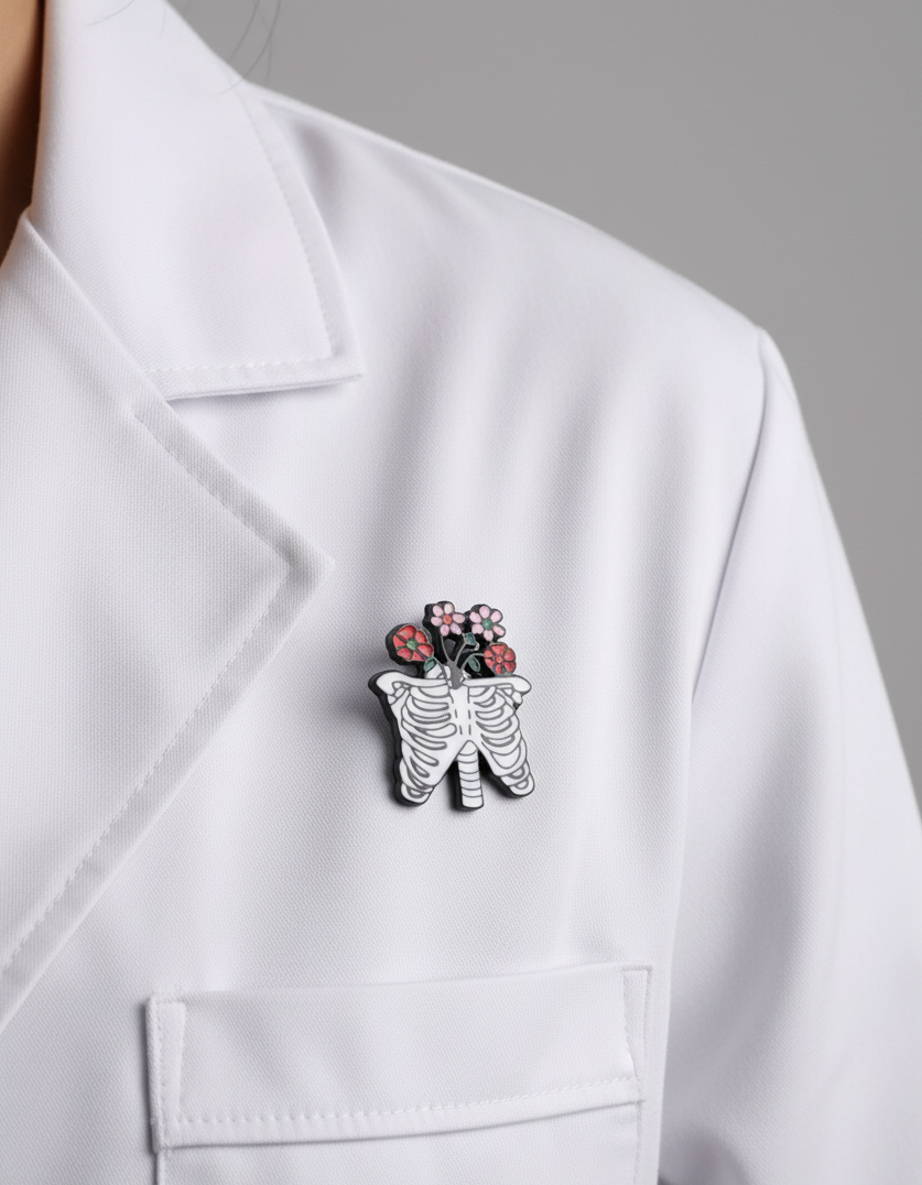 Skeleton Shape Brooch