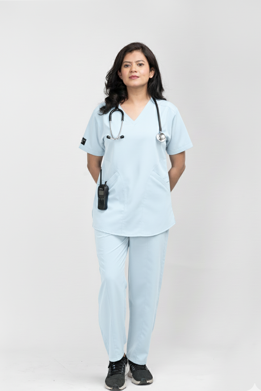 GlacierBlue Straight Pant Srubs