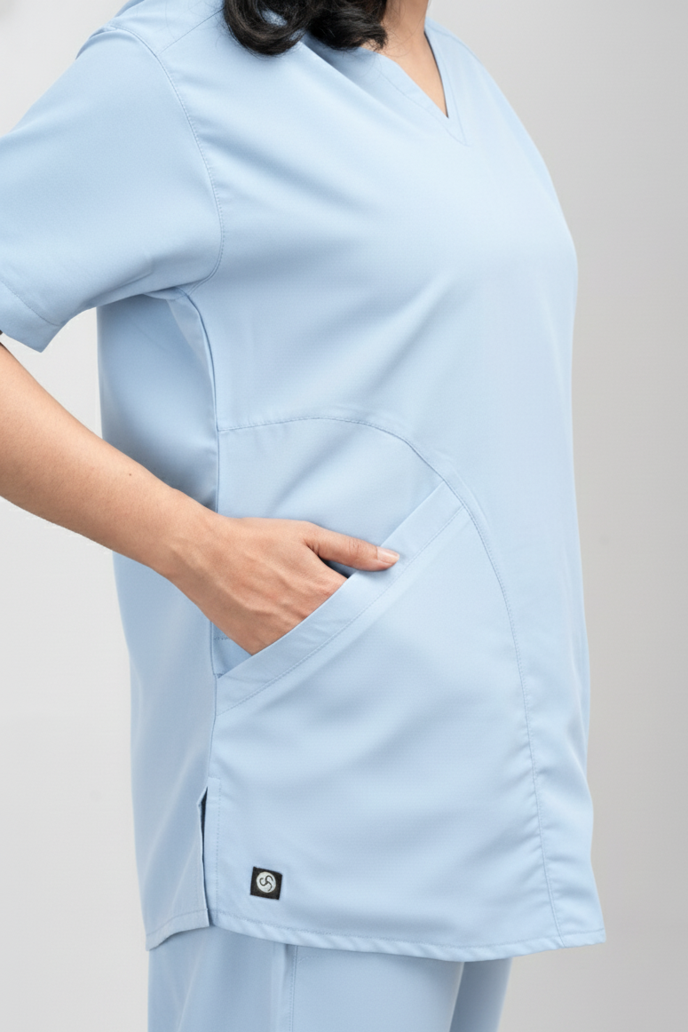 GlacierBlue Straight Pant Srubs