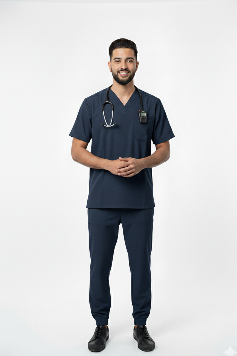 Navy Care Jogger Pant Scrubs