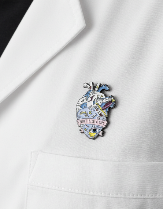 Fight Like A Girl Brooch